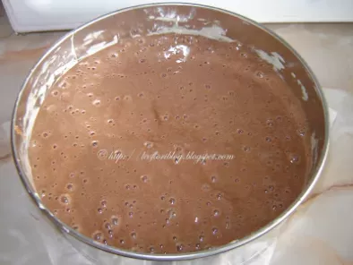 Tort cu crema de vanilie si zmeura / Vanilla and raspberry cream torte - poza 3