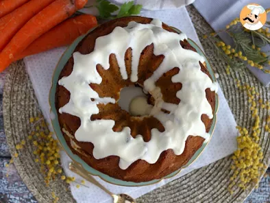 Tort de morcovi umplut cu cheesecake - poza 5
