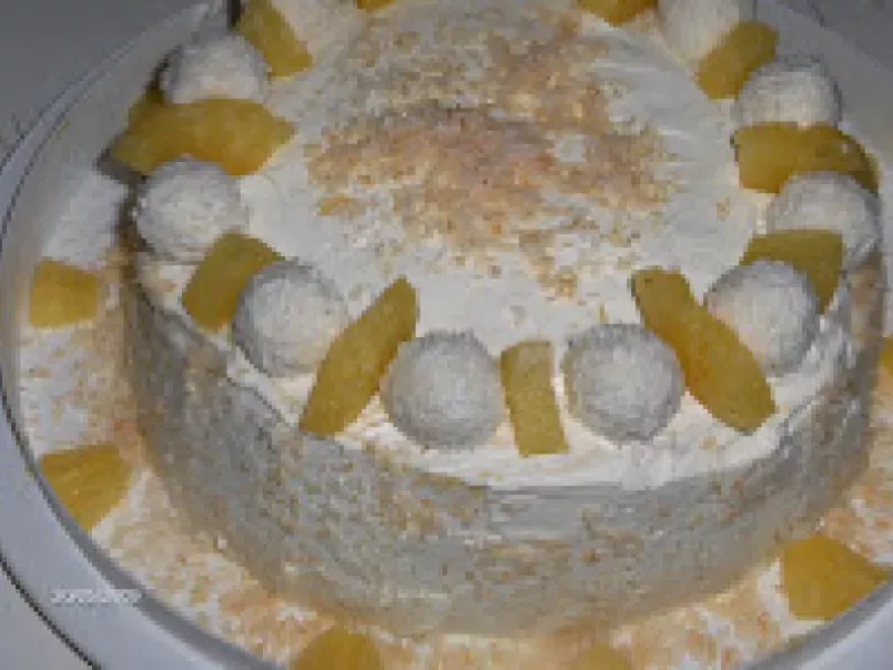 Tort spirala cu ananas