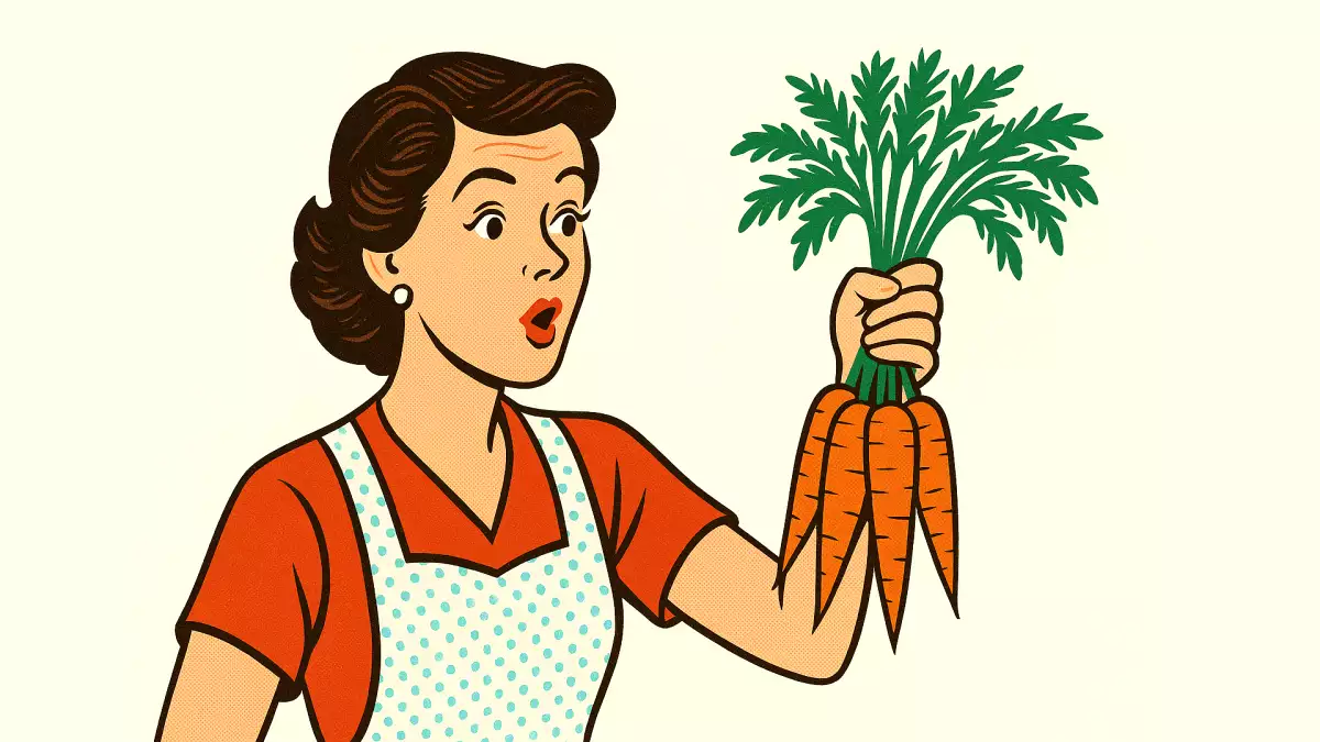 Dacă mâncați mulți morcovi, veți vedea mai bine în întuneric.