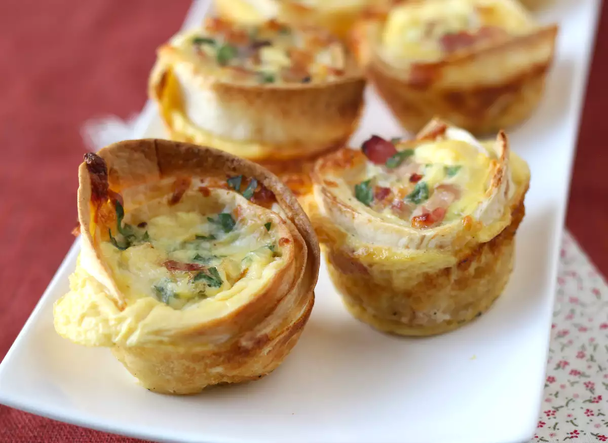 4. Quiches mici cu tortilla