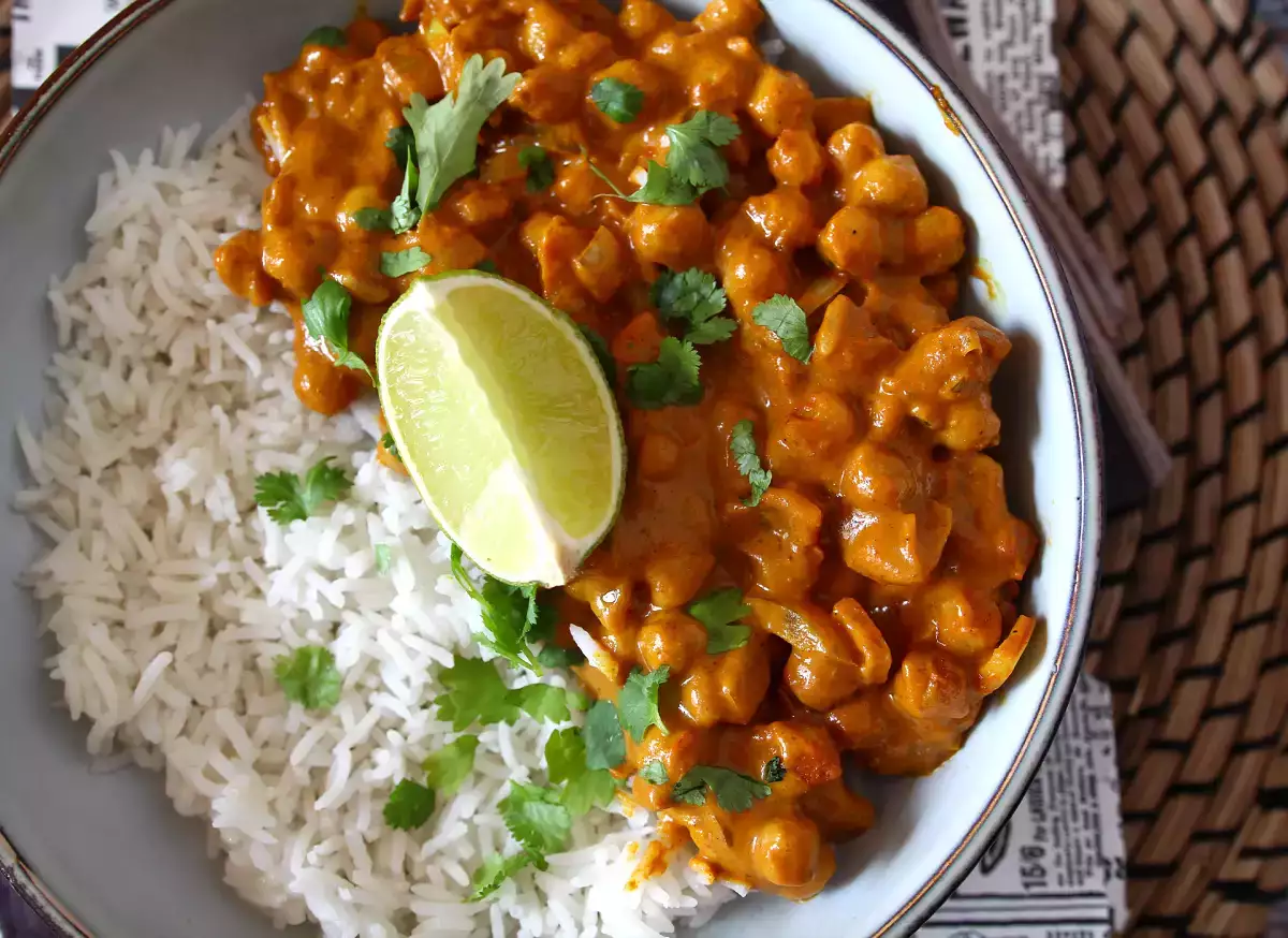 8. Chickpea curry