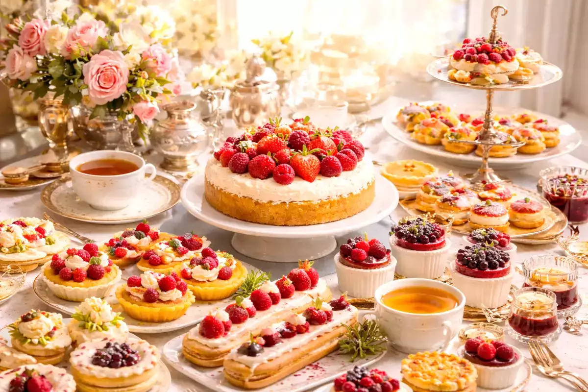 Ceai de după-amiază în stil Bridgerton? Aceste 20 de deserturi sunt pur lux comestibil