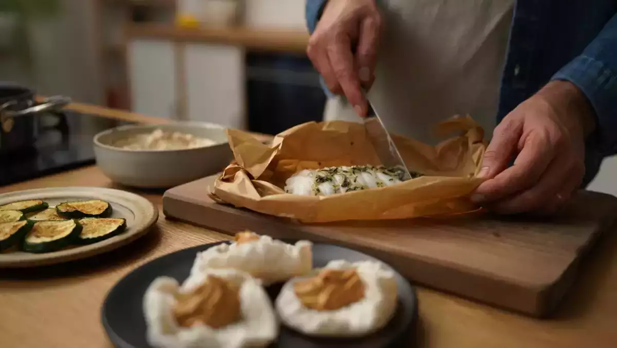 Meniul zilei, 29 aprilie: deliciile dovleceilor crocanți, somonul perfect și mochiul cu unt de arahide