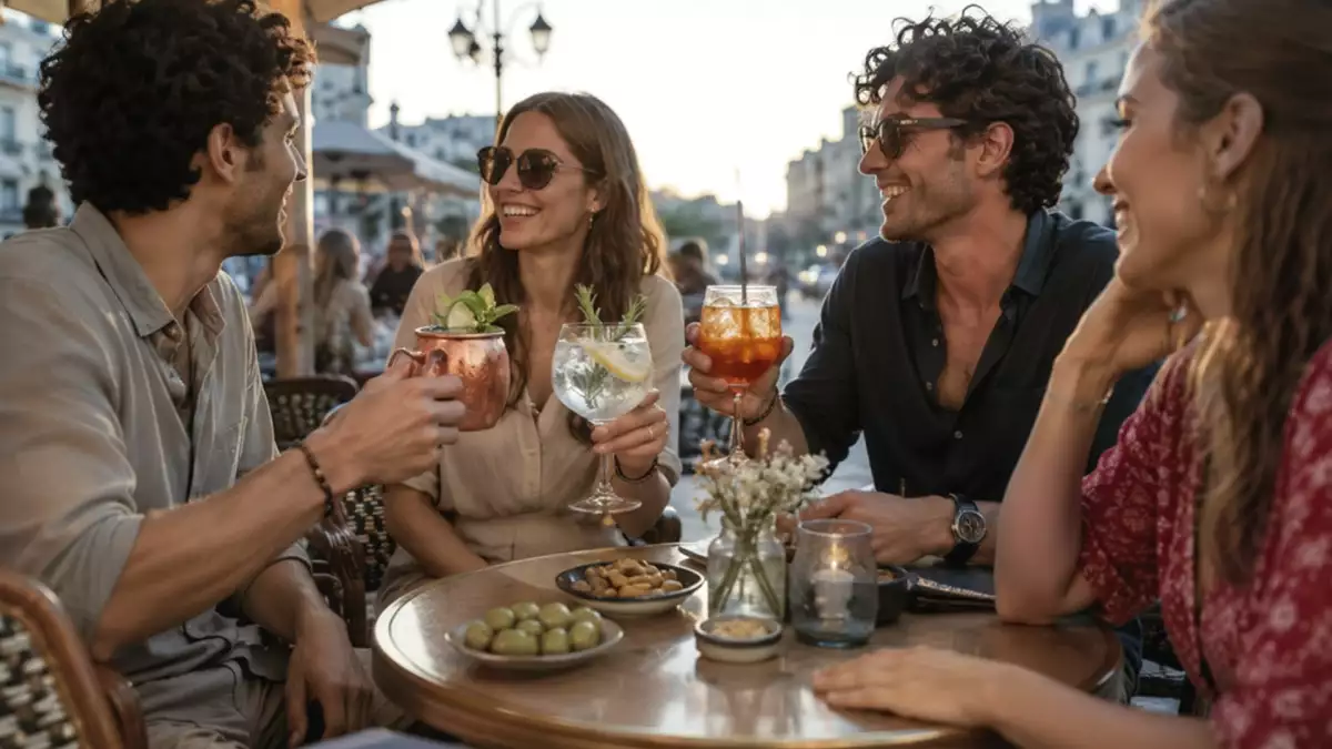De ce în Franța se beau cocktailuri înainte de masă, iar în Spania se beau după.