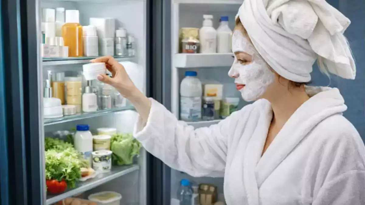 Unele produse cosmetice funcționează la 100% doar dacă sunt păstrate la frigider... și aproape nimeni nu vorbește despre asta
