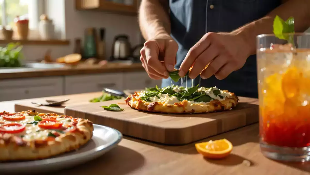 Meniul zilei, 23 iunie: Chifle pizza, Malfatti cu spanac și ricotta, Tequila sunrise răcoritoare
