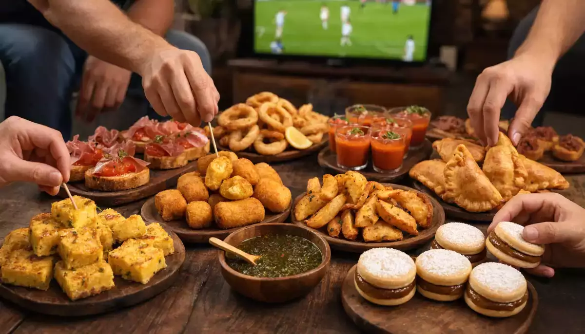 Pentru finala Spania–Argentina, pregătiți un aperitiv care să combine câte 5 specialități tipice din fiecare țară