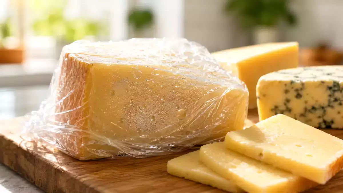 Nu înfășurați brânza în folie alimentară când este cald: greșeala se observă imediat, iată de ce
