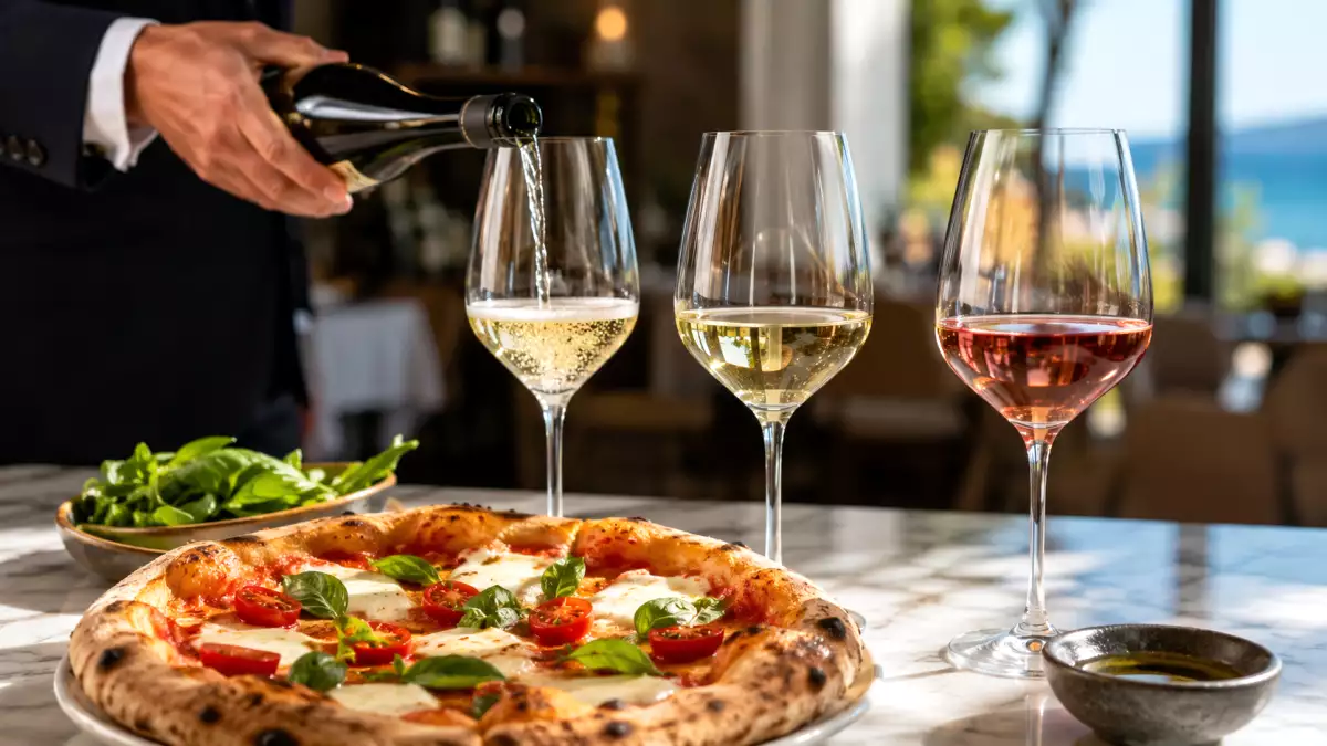 Cum să alegi vinul potrivit pentru fiecare tip de pizza: sfaturile esențiale ale somelierilor pentru tine