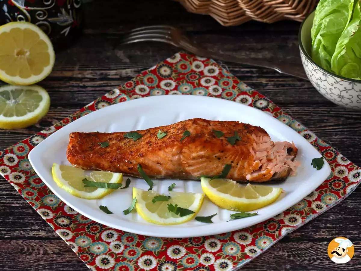 Cum se gătește somonul congelat în Air Fryer fără a-l decongela?