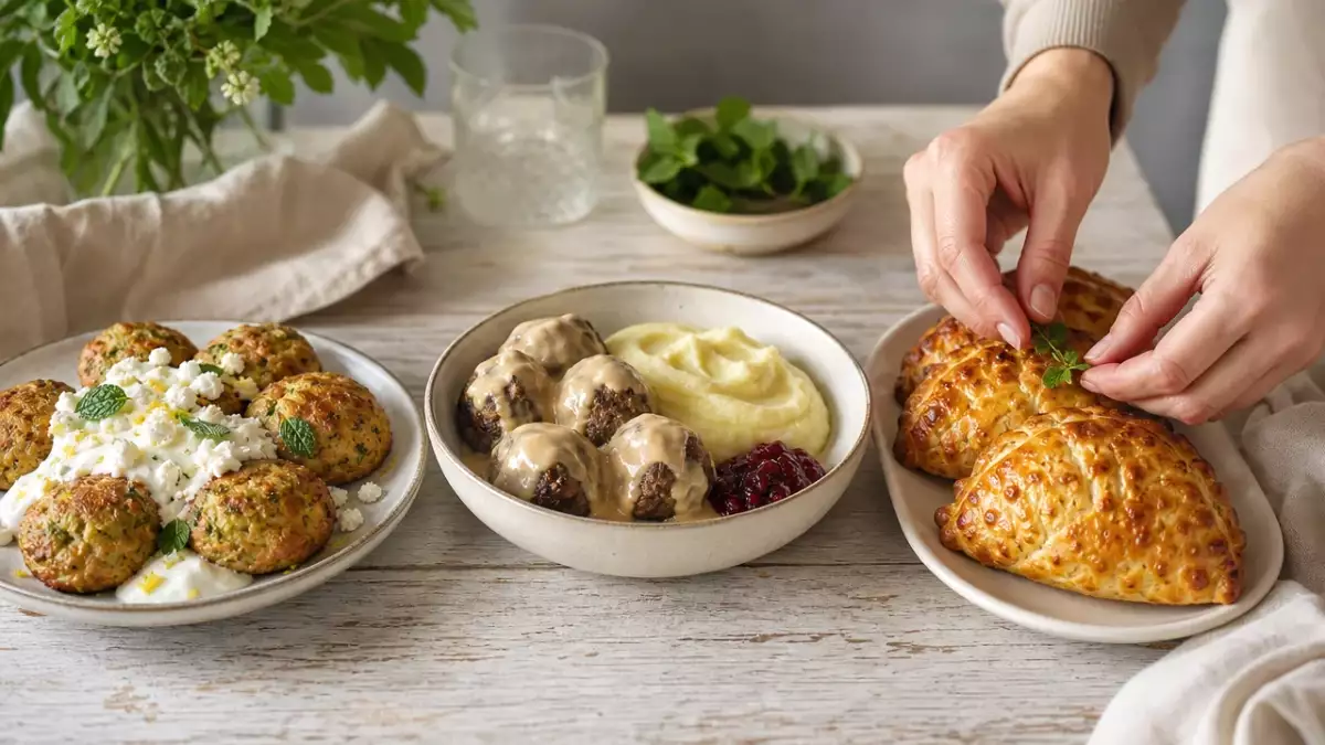 Meniul zilnic, 23 septembrie: chifteluțe din dovlecel, chifteluțe ikea și chaussons cu mere