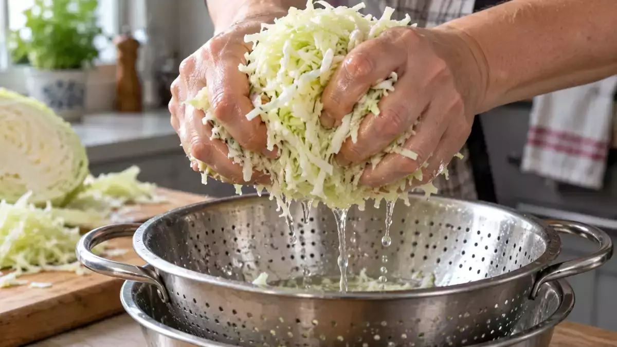 Salata coleslaw lasă apă? Pasul care păstrează varza crocantă