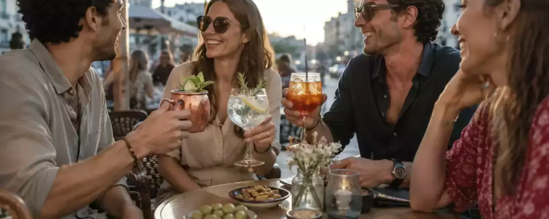 De ce în Franța se beau cocktailuri înainte de masă, iar în Spania se beau după.