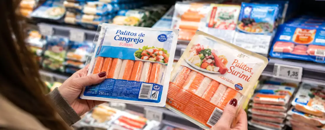 Bățușele de crab nu conțin crab: cum să alegi un surimi care să merite efortul
