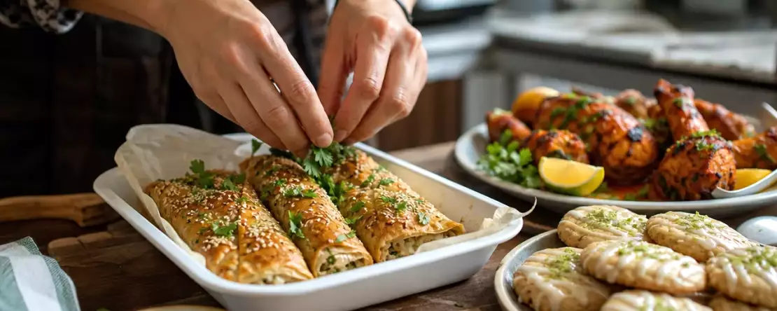 Meniul zilei, 20 august: börek turcesc, pui tandoori și biscuiți cu lămâie verde