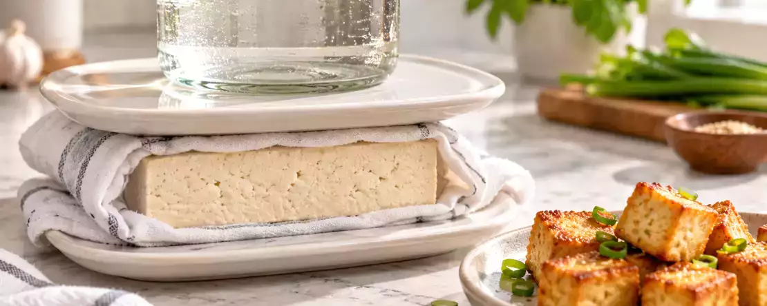 Cum să presezi tofu fără presă: metode simple de acasă pentru a-l face crocant și plin de savoare