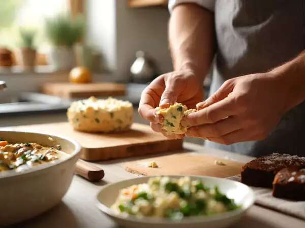 Meniul zilei, 28 aprilie: bulete de cascaval, pui cu spanac și brownie proteică