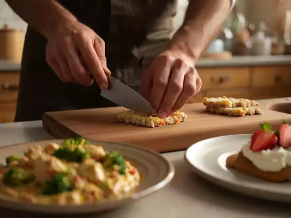 Meniul zilei, 30 iunie: Pateu de casa, paste cu broccoli și piept de pui, tiramisu cu căpșuni