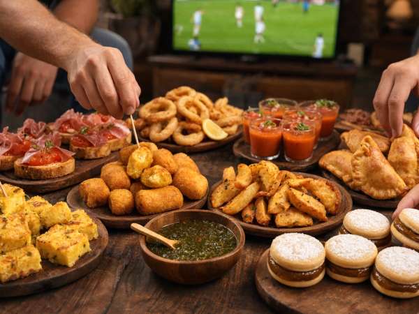 Pentru finala Spania–Argentina, pregătiți un aperitiv care să combine câte 5 specialități tipice din fiecare țară