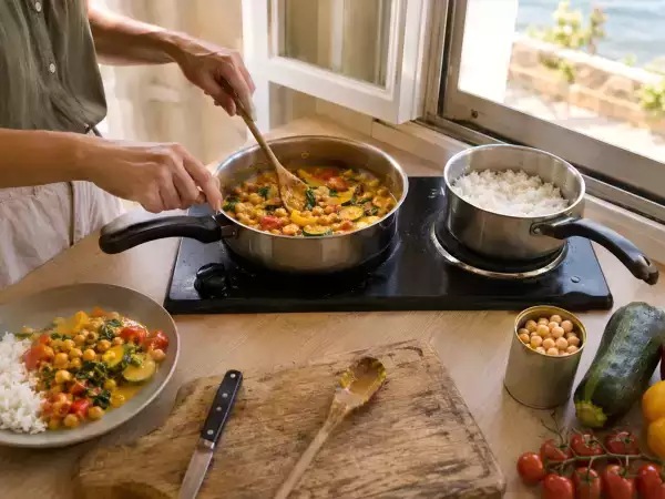 7 rețete simple pentru cină în vacanță, pe care le poți prepara aproape fără ustensile de bucătărie sau instrumente de gătit