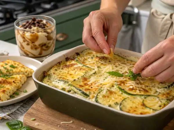 Meniul zilei, 26 august: omletă rapidă, lasagna de dovlecei și McFlurry de casă
