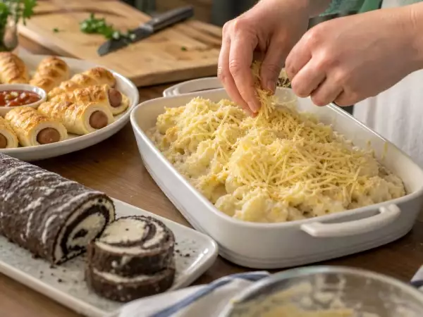 Meniul zilnic, 8 septembrie: rulouri cu cârnați, conopidă gratinată și rulou cu Oreo