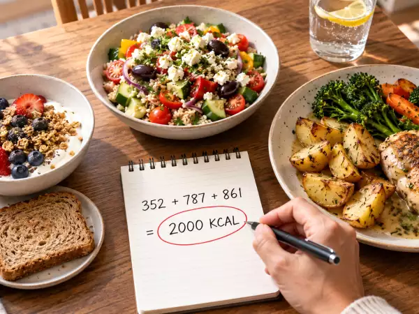 Cum arată, de fapt, un meniu de 2000 kcal și cui se adresează?