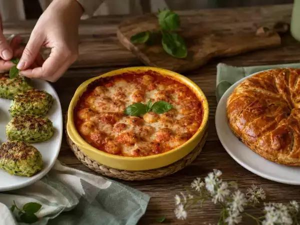 Meniul zilnic, 21 septembrie: Chifteluțe de dovlecel, gnocchi gratinați și plăcintă cu mere