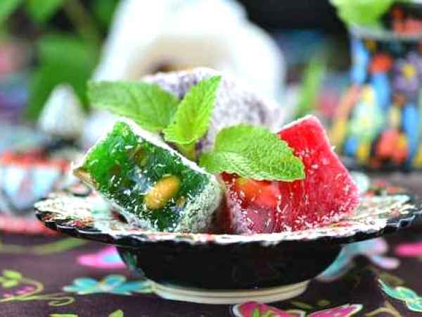 Curcubeul dulce - rahatul turcesc