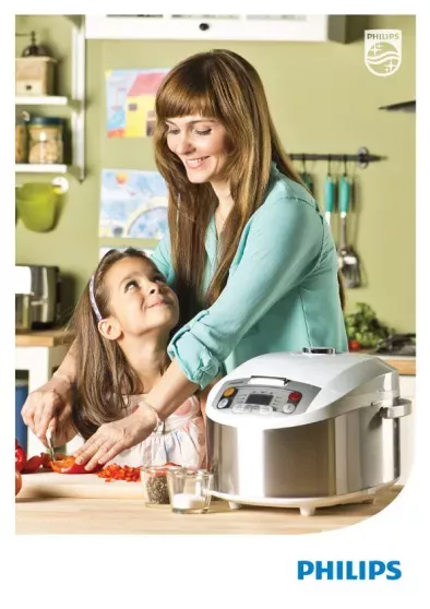 Philips Multicooker gătește pentru tine. Rapid, foarte variat și gustos!