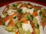 Rețetă Salata de cartofi cu somon si sos de hrean