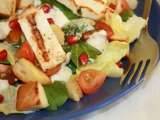 Rețetă Salata de Sambata cu Halloumi la gratar si Rodie