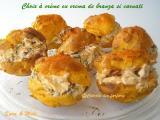 Rețetă Choux à la crème cu crema de branza si carnati