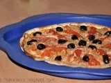 Rețetă Pizza din lipie cu ton