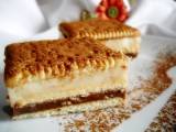 Rețetă Prajitura rapida cu biscuiti si budinca