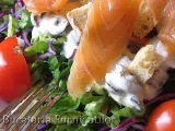 Salata caesar cu somon