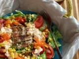 Rețetă Salata cu piept de curcan pe grill