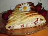 Rețetă Strudel cu branza de vaci si merisoare