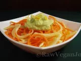 Rețetă Salata de fennel cu sos picant de avocado (raw vegan)
