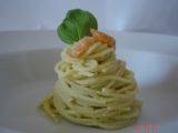 Rețetă Spaghete cu avocado si creveti