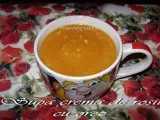 Rețetă Supa crema de rosii cu orez