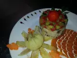 Rețetă Orez salbatic cu ratatouille de legume in 3 culori
