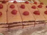 Rețetă Tort de biscuiți cu budinca de ciocolată