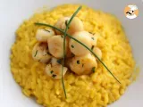 Risotto cu st jacques si sofran