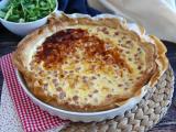 Rețetă Quiche cu sunca, cascaval si iaurt-varianta light