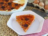 Rețetă Quiche de ardei si chorizo