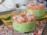 Verrine super proaspete cu avocado, creveți, grapefruit!