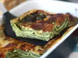 Rețetă Lasagna vegetariană cu spanac și tofu, preparată în air fryer