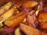 Rețetă Cartofi si ceapa rosie la cuptor cu otet balsamic